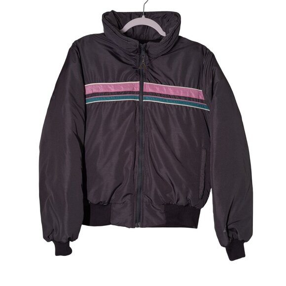 VINTAGE Gerry USED Women's Down Puffer Jacket (ML, Gray, Made In USA, Skiing) PM - Picture 1 of 9